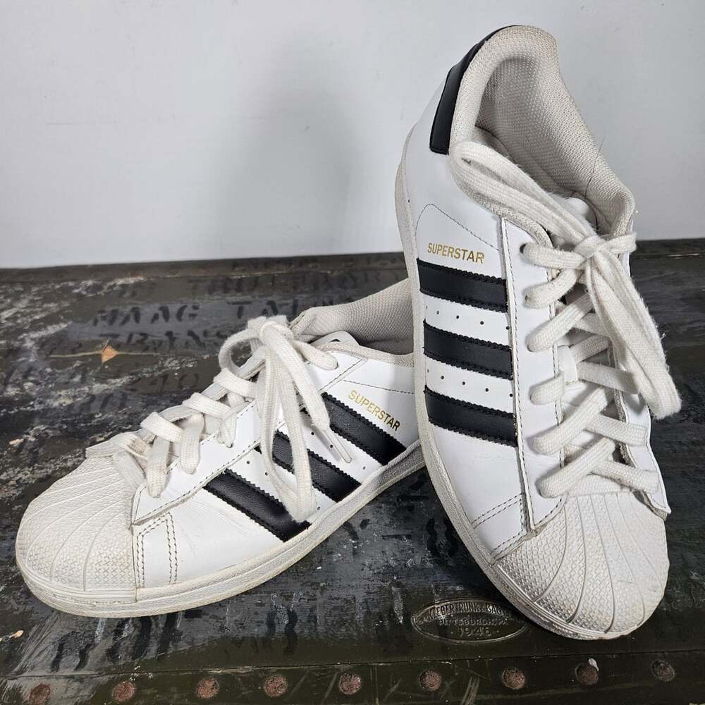 Adidas Superstar Classic White Black Sneakers